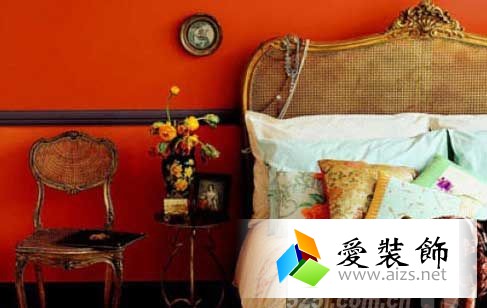 九款彩色油漆 打造时尚卧室背景墙