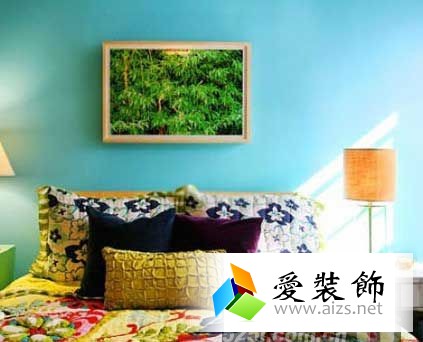九款彩色油漆 打造时尚卧室背景墙