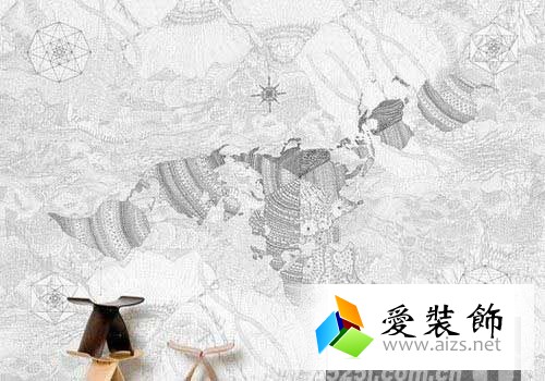 民族风墙贴