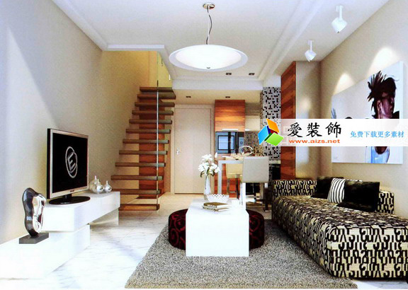 3DMAX爱装饰2013客厅装修设计模型带全部素材var灯光参数33