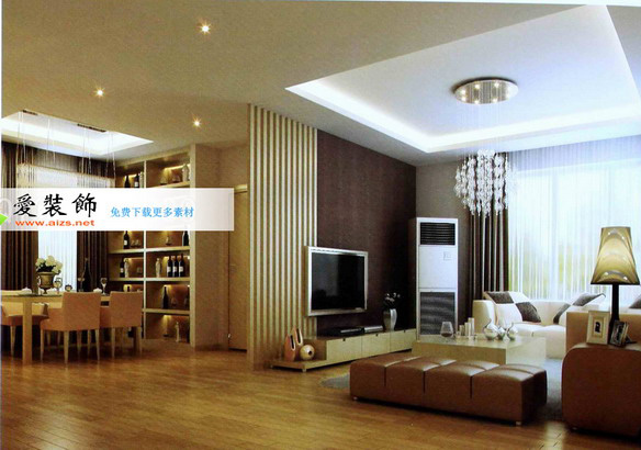 3DMAX爱装饰2013客厅装修设计模型带全部素材var灯光参数34