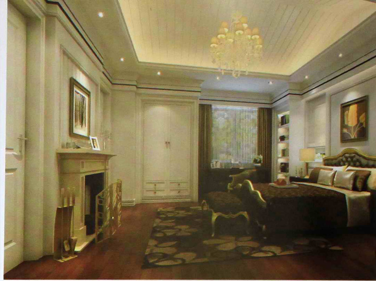 3DMAX卧室模型2013带全部素材var灯光参数67
